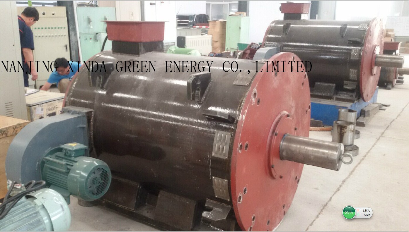 300kw 200rpm Low Speed Direct Drive Large Vertical Permanent Magnet Generator for Wind Turbine