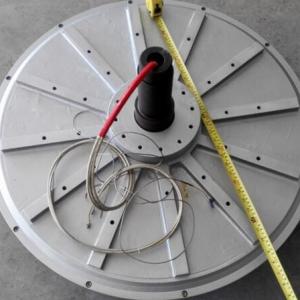 30kw 300rpm Small Size Thin Disc Corless Pancake Generator for Wind Turine Hydro Turbine