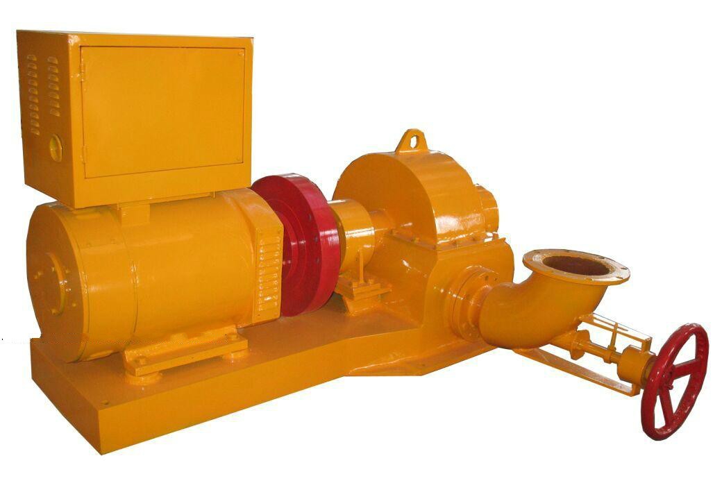 30kw Inclined-Jet Turbine for High Water Head